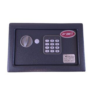 Brawn Electronic Security Mini Safe SFT-18ENP Pre-Owned Safe Key for Home Office